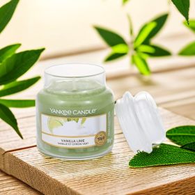 YANKEE CANDLE by Yankee Candle VANILLA LIME SCENTED SMALL JAR 3.6 OZ (Color: As Picture)